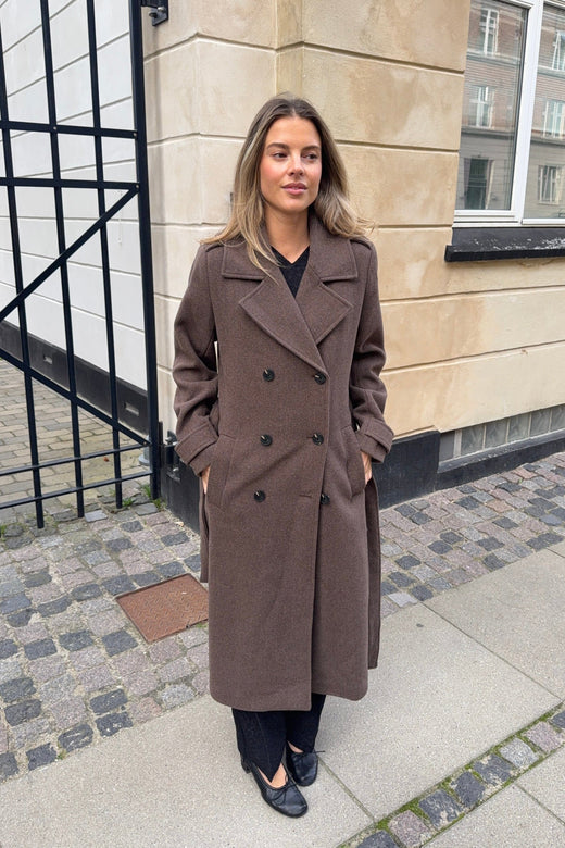 Modström - Shaymd Coat 56505 - 05529 - Chocolate Chip Melange Jakker 