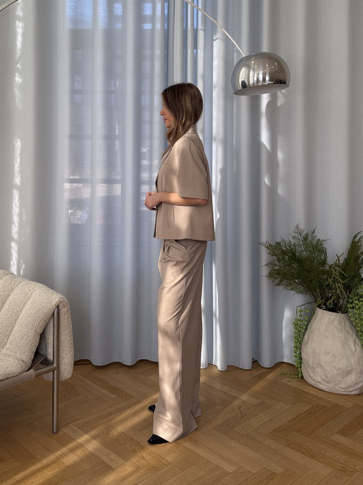 Modström - Tuesdaymd Pants 58914 - 105 - Beige Melange Bukser 