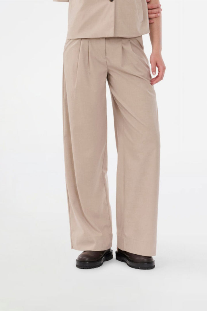Modström - Tuesdaymd Pants 58914 - 105 - Beige Melange Bukser 
