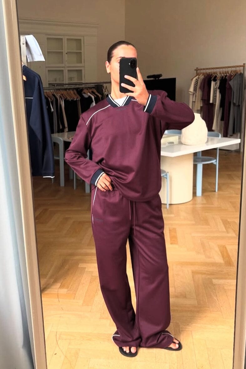 Modström - Utopiamd Ls T-Shirt 59041 - 8854 - Wineberry Trøjer 