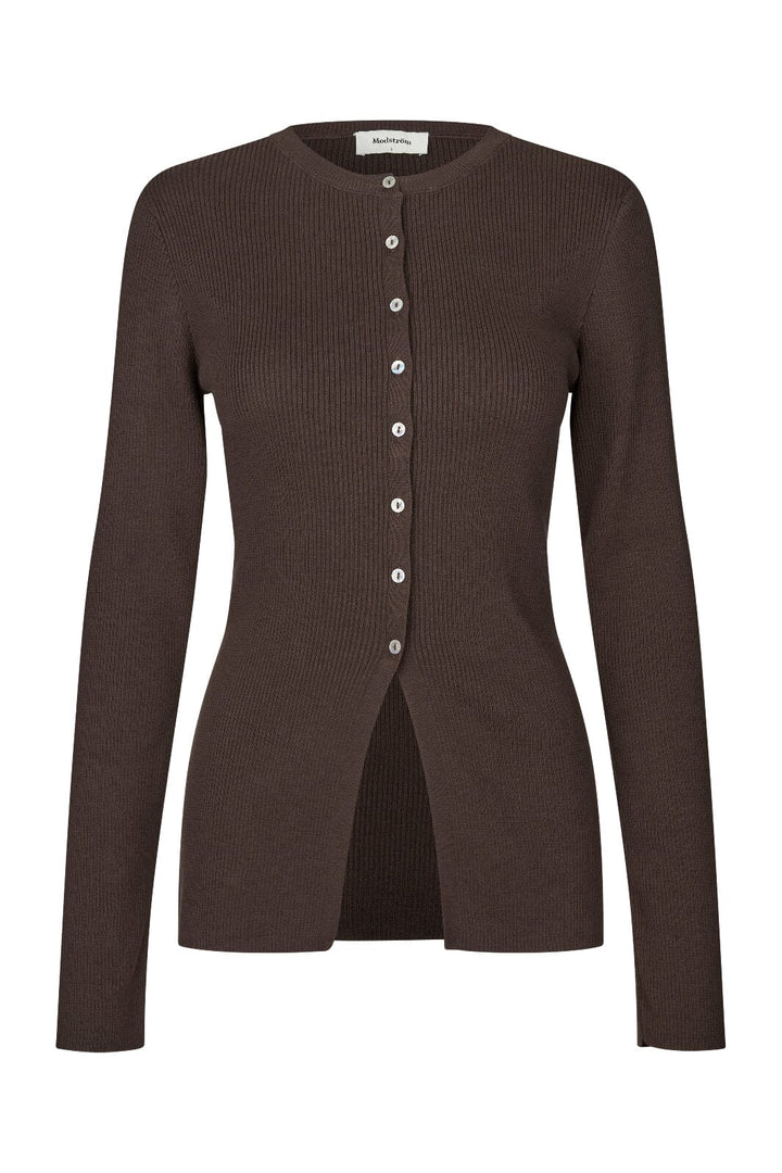 Modström - Uvismd Cardigan 59124 - 5508 - Seal Brown Cardigans 