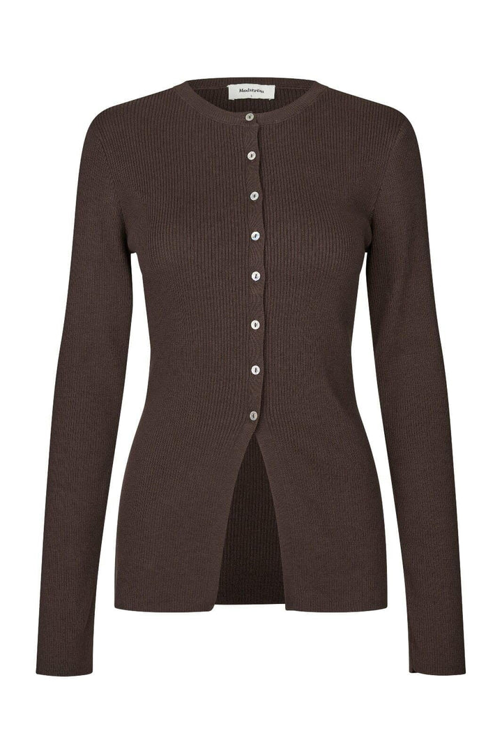 Modström - Uvismd Cardigan 59124 - 5508 - Seal Brown Cardigans 