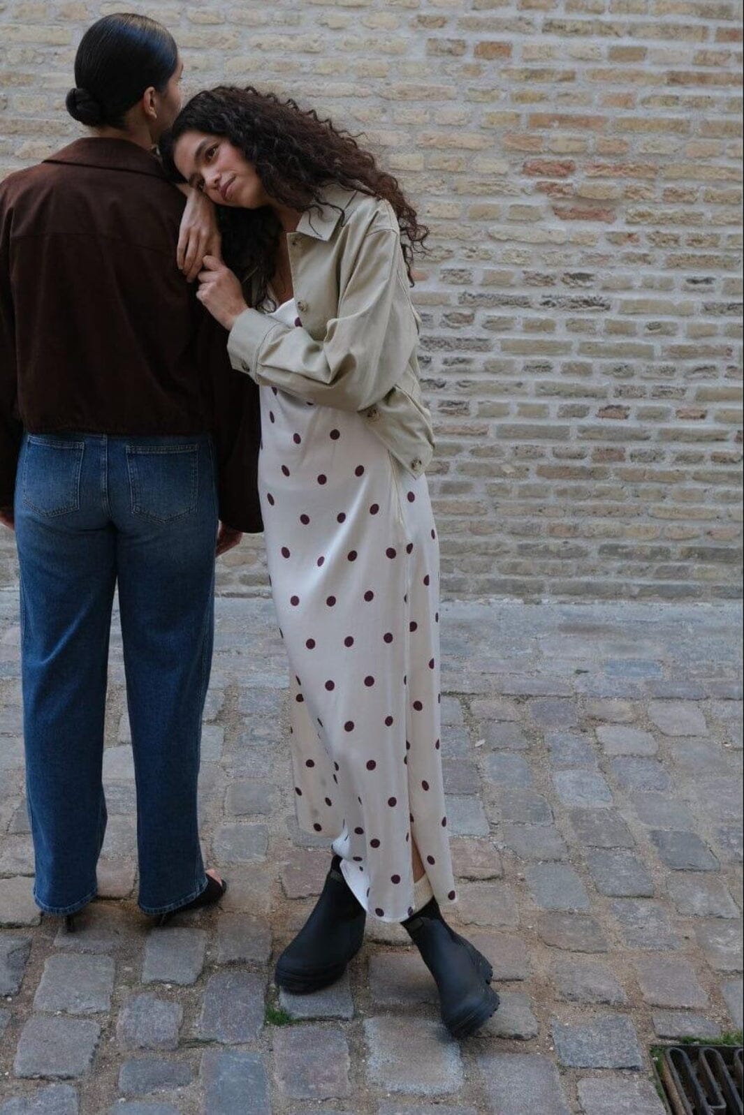 Modström - Vanjamd Print Dress 58964 - 13634 - Wineberry Dot Kjoler 