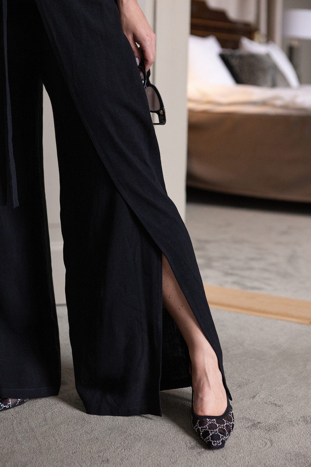 Molly & My X Melanie Due - Carina D Pants 168077 - 100 - Black Bukser 