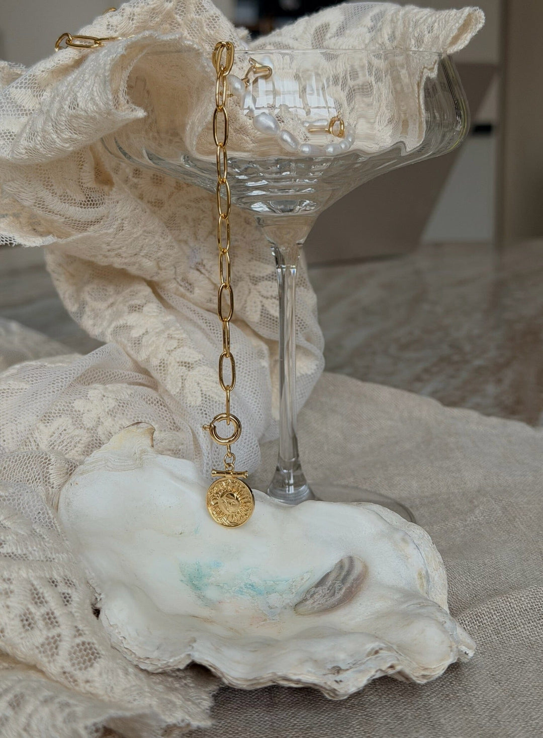 Molly&My Jewellery x Melanie Due - Harmony - Forgyldt Halskæder 