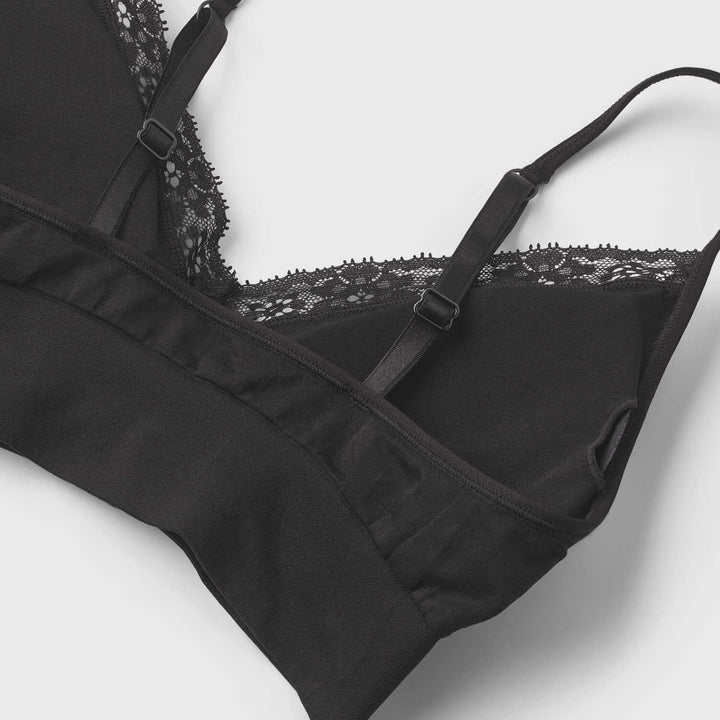 Molly&My Wardrobe - Luise Lace Bra Top 8001 - Black BH 