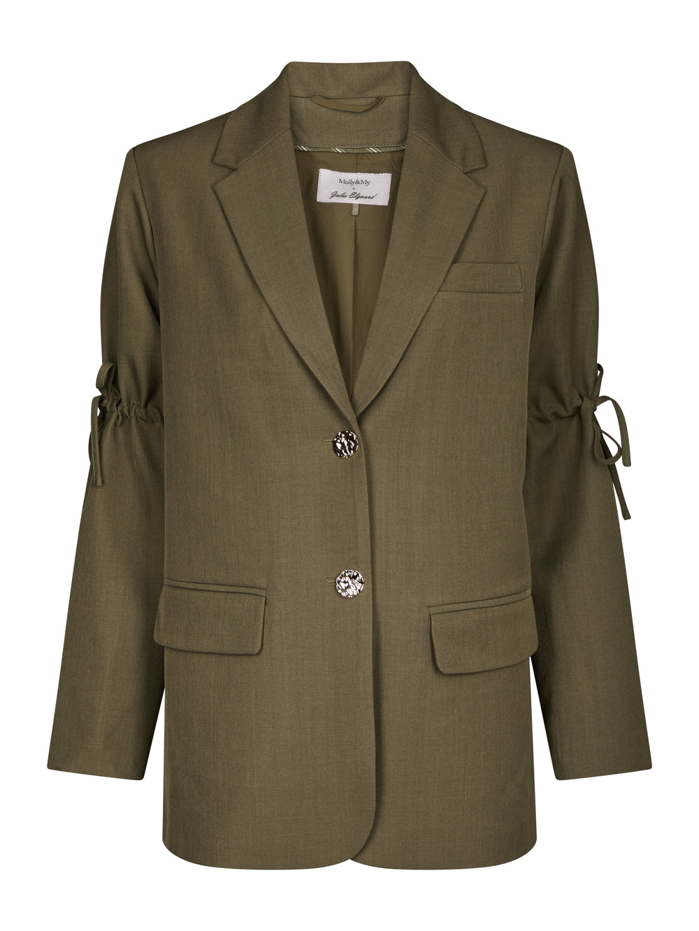Molly&My x Julie Elgaard - Frida String Structure Blazer 167115 - 176 - Khaki Blazere 