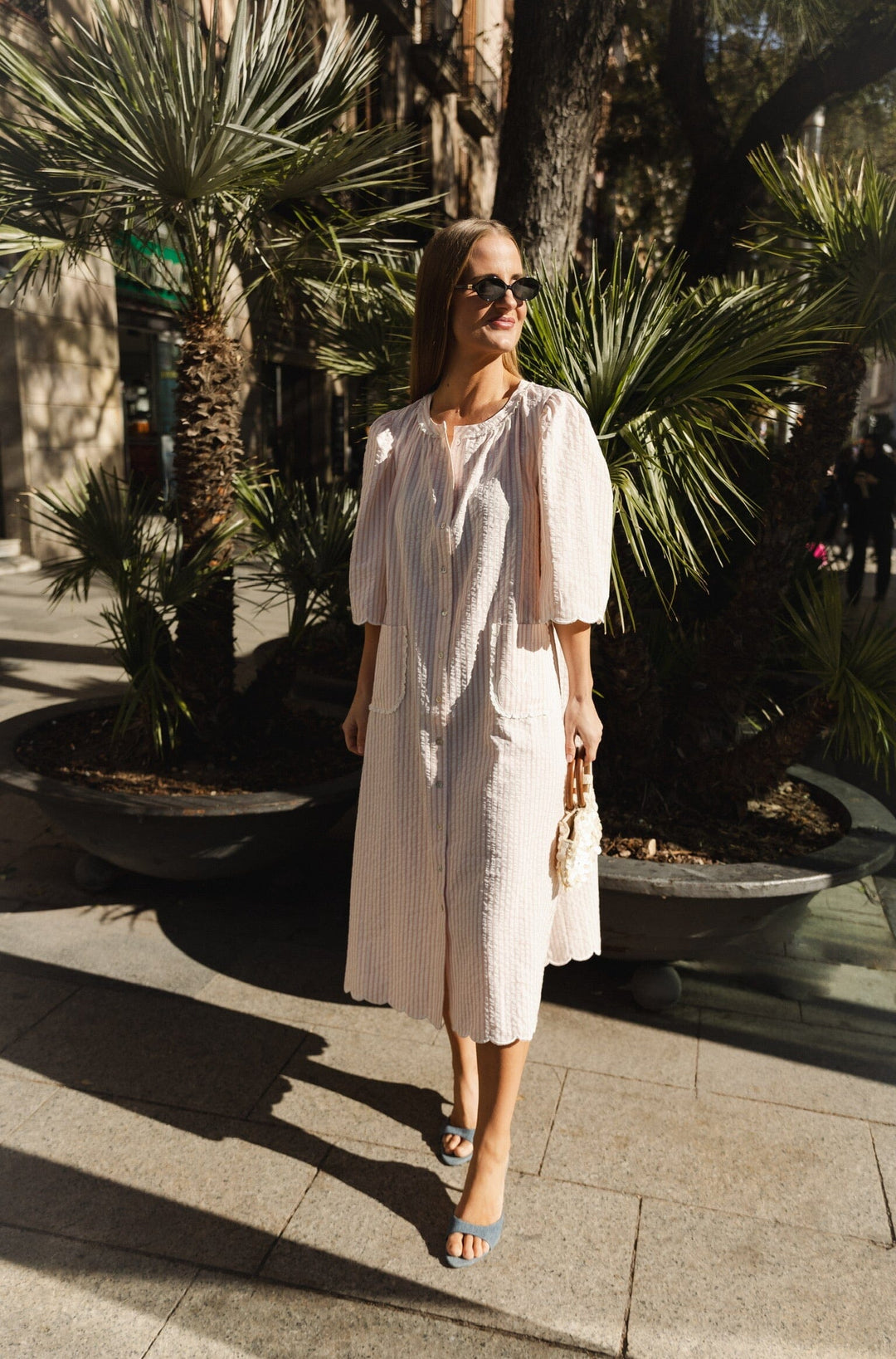 Molly&My x Julie Elsebeth - Inge Dress - Pink Stripe Kjoler 