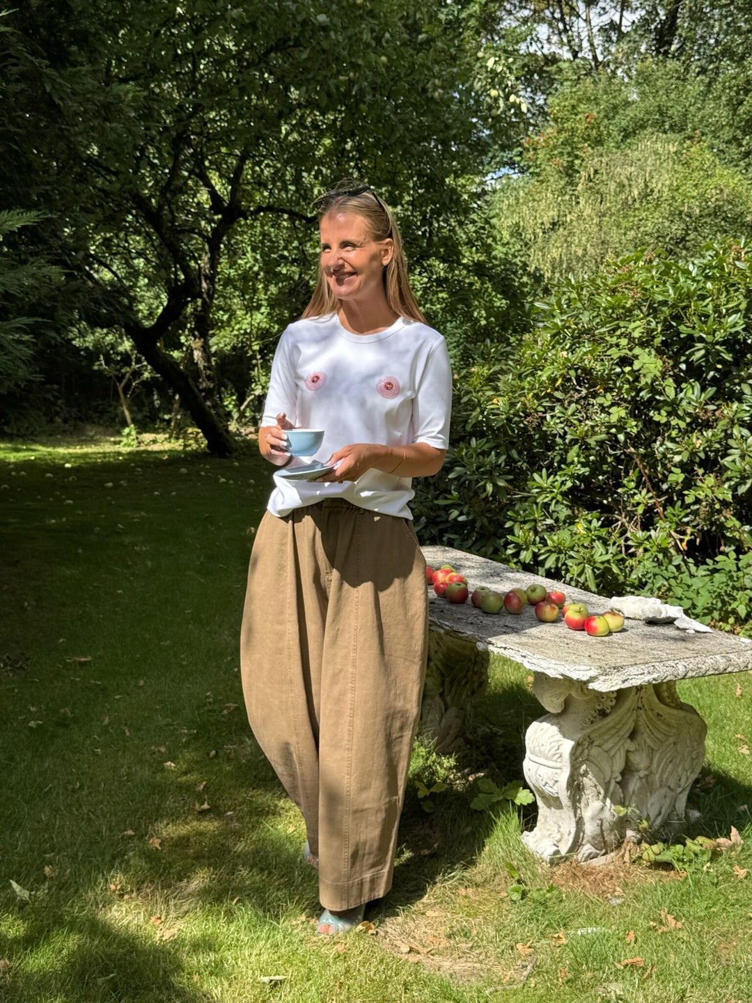 Molly&My x Julie Elsebeth - Stella Pants Pants - Dark Taupe Bukser 