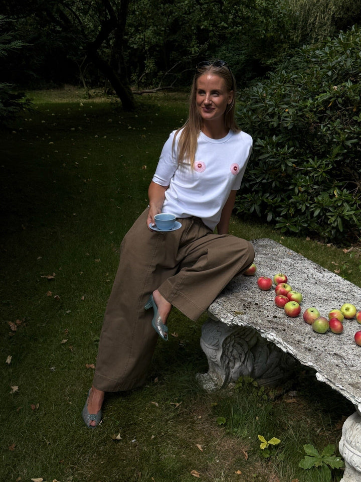 Molly&My x Julie Elsebeth - Stella Pants Pants - Dark Taupe Bukser 