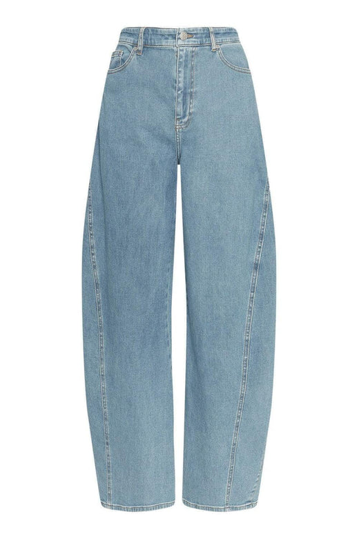 Moss Copenhagen - Mschkobane Tua Barrel Jeans 19765 - Light Blue Wash Jeans 