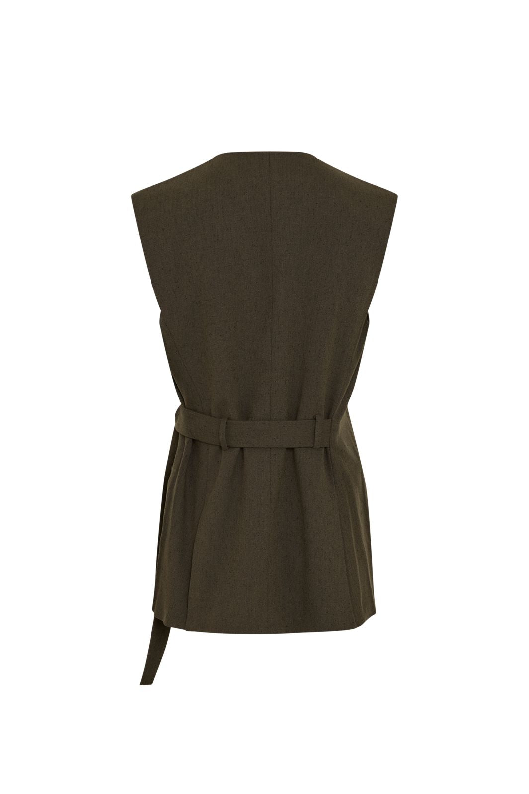 MSCH Copenhagen - Mschcabrie Waistcoat 20070 - Forest N Mel