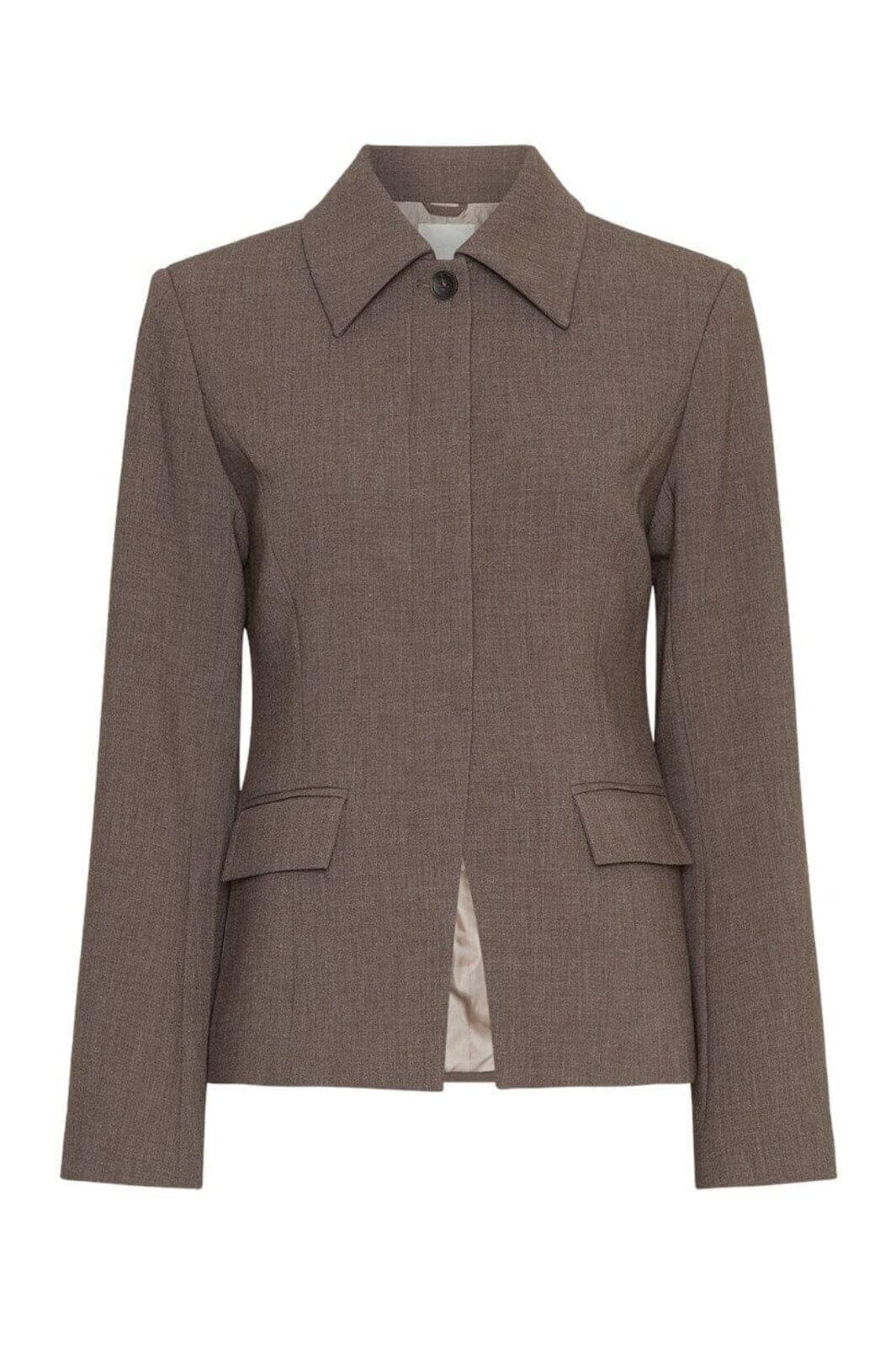 Moss Copenhagen - Mschrosina Michelle Blazer 19229 - Slate Black Mel Blazere 