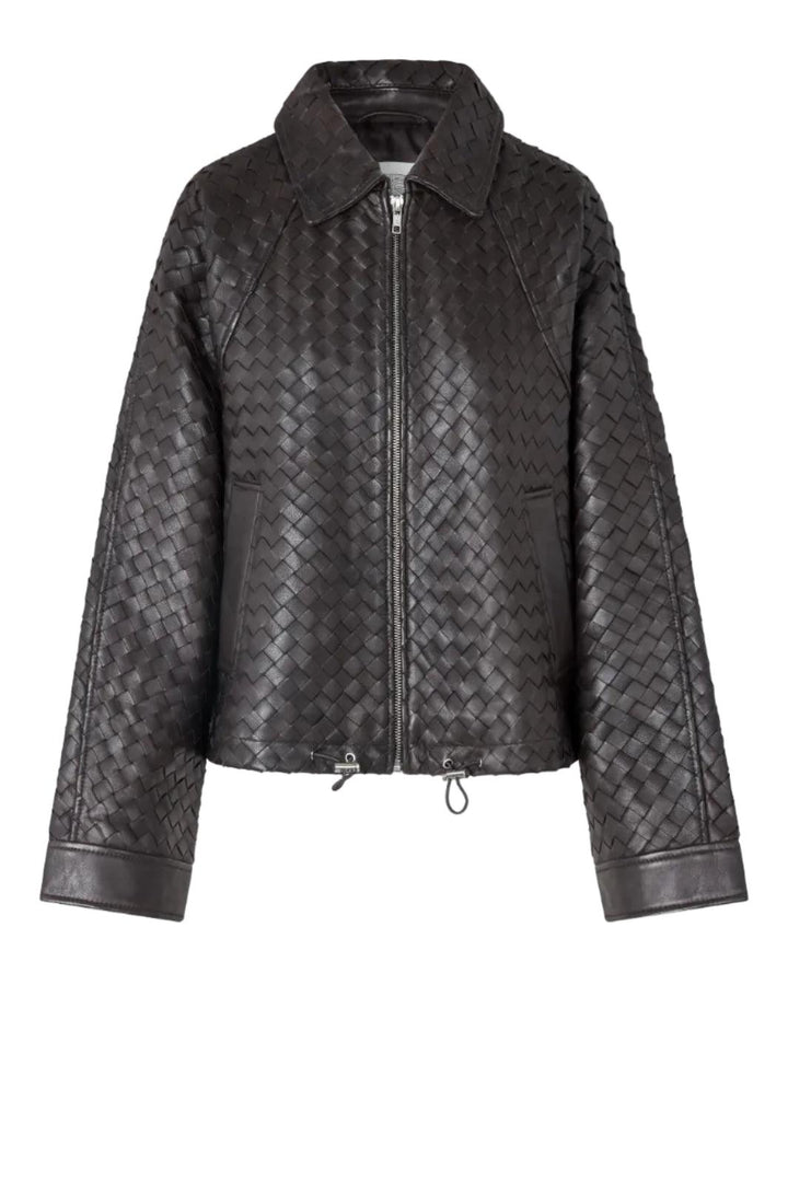 Second Female - Vermont Leather Jacket 60383 - 6150 Chocolate Torte