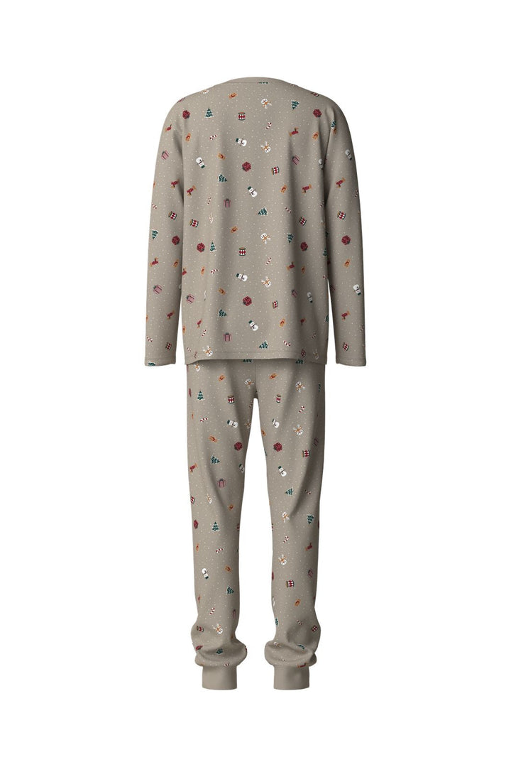 Name It - Nanvismas Ls Nightset - 5160344 Pure Cashmere Christmas