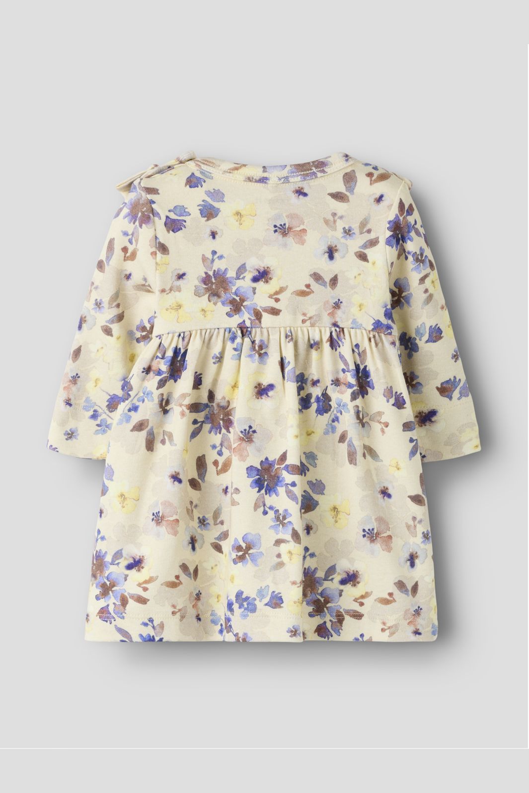 Name It - Nbfflora Ls Dress - 5102552 Almond Milk