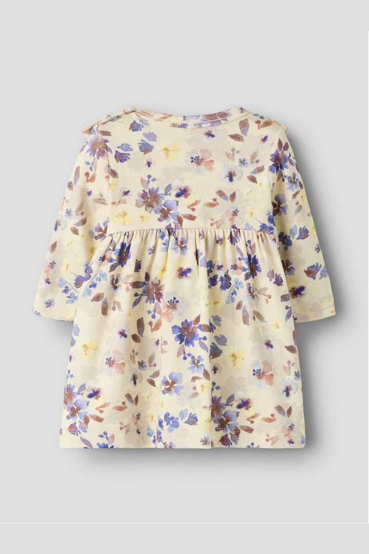 Name It - Nbfflora Ls Dress - 5102552 Almond Milk