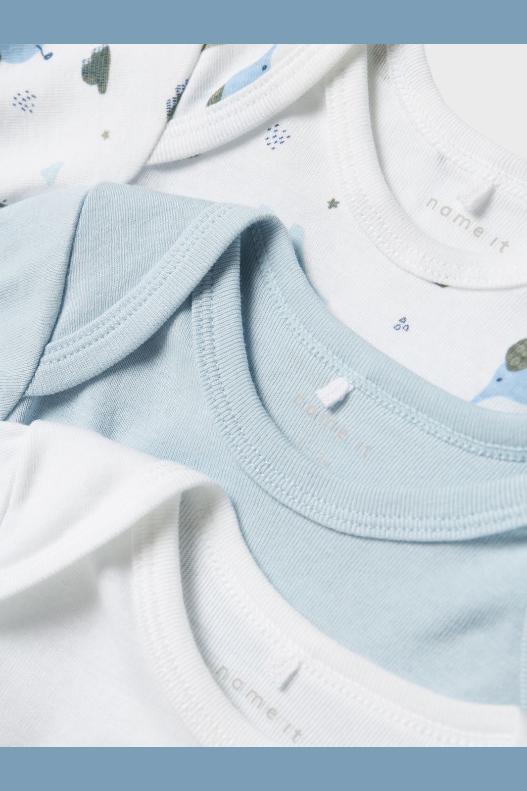 Name It - Nbmbody Ls Baby Elephant - 4585408 Baby Blue