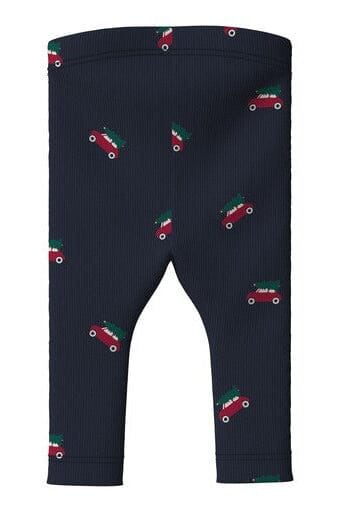 Name It - Nbmristmas Long John - 5209219 Navy Blazer Cars Leggings 