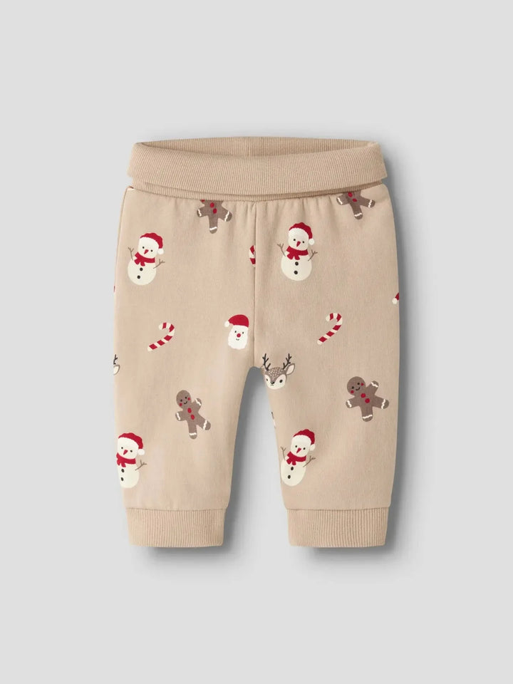 Name It - Nbnruller Sweat Pant - 5070722 Sesame Bukser 