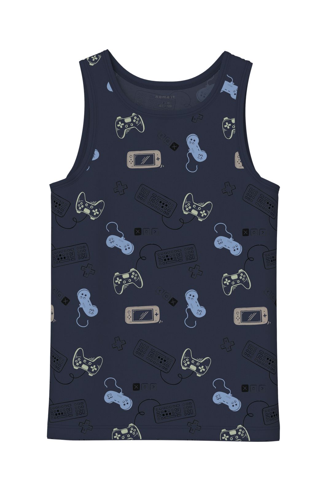 Name It - Nkmtank Top Navy Gamer - 4981817 Navy Blazer W/ Pumice Stone