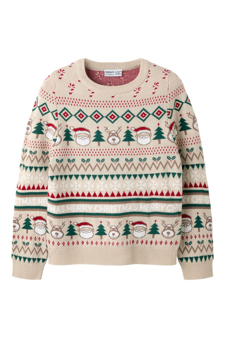 Name It - Nknralkos Ls Knit - 5161629 Peyote