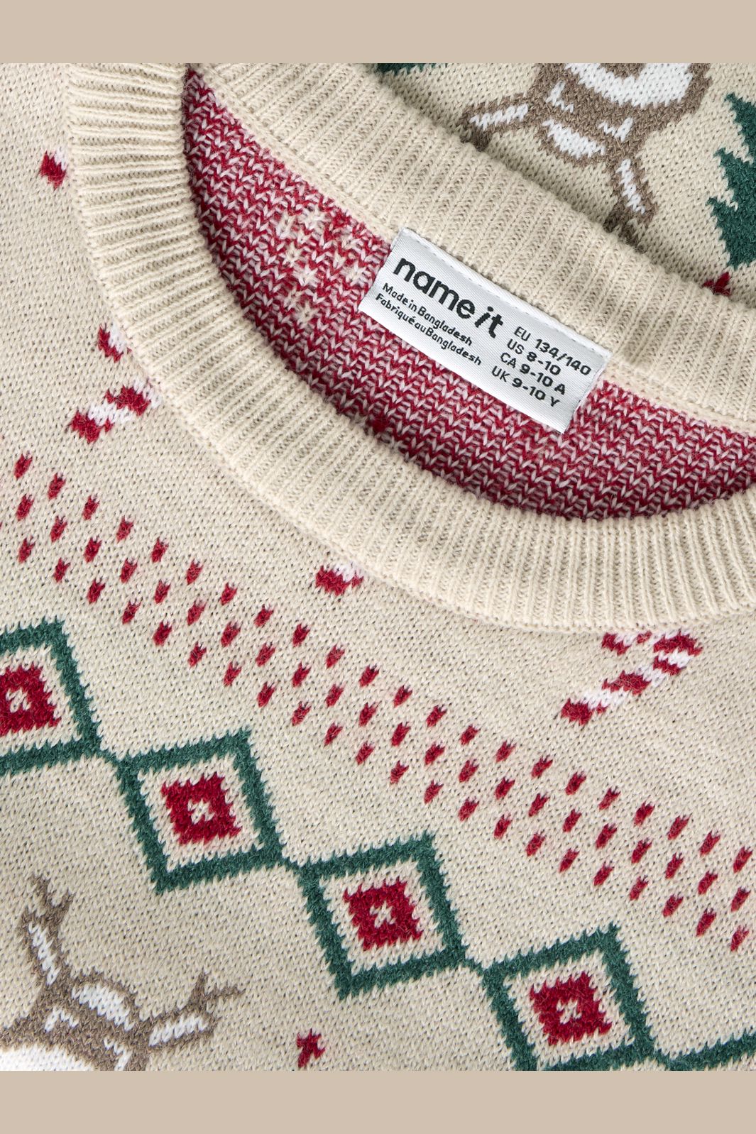 Name It - Nknralkos Ls Knit - 5161629 Peyote