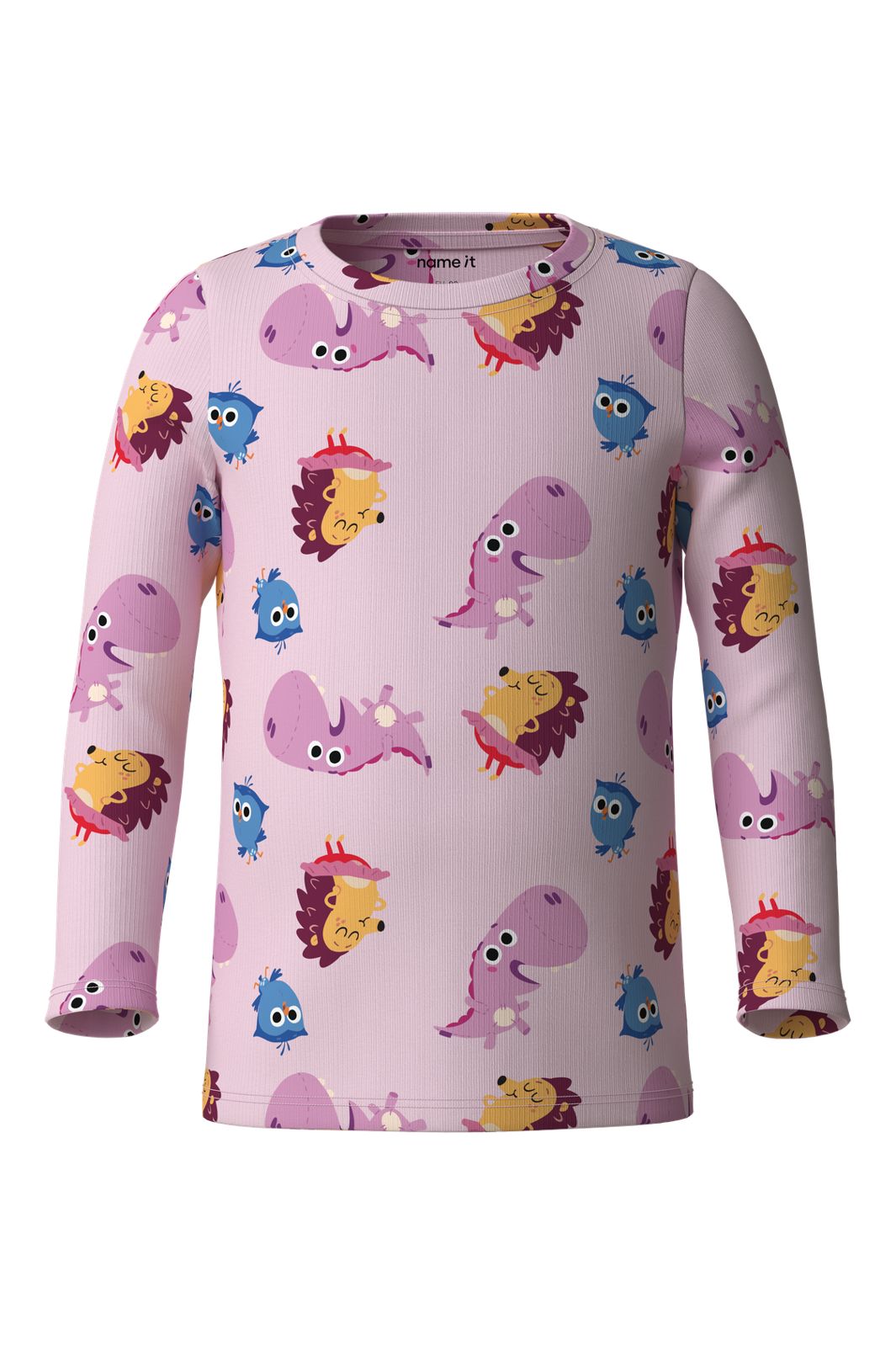 Name It - Nmfabesa Borste Ls Slim Top Dr - 5198078 Cradle Pink