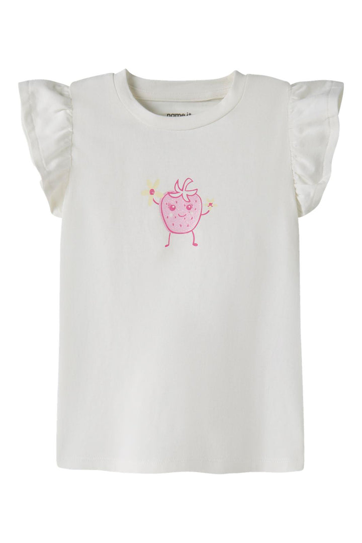 Name It - Nmfflittaz Ss Top Box - 5026521 Cloud Dancer