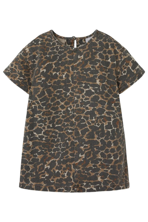 Name It - Nmfleo Twill Dress 4002-Td T - 4843204 Affogat Leo Washed Down