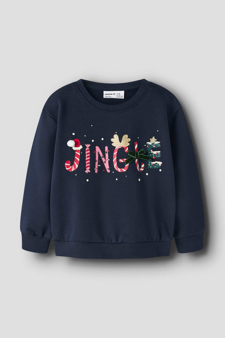 Name It - Nmfpolmax Ls Nreg Sweat Box - 5067294 Navy Blazer