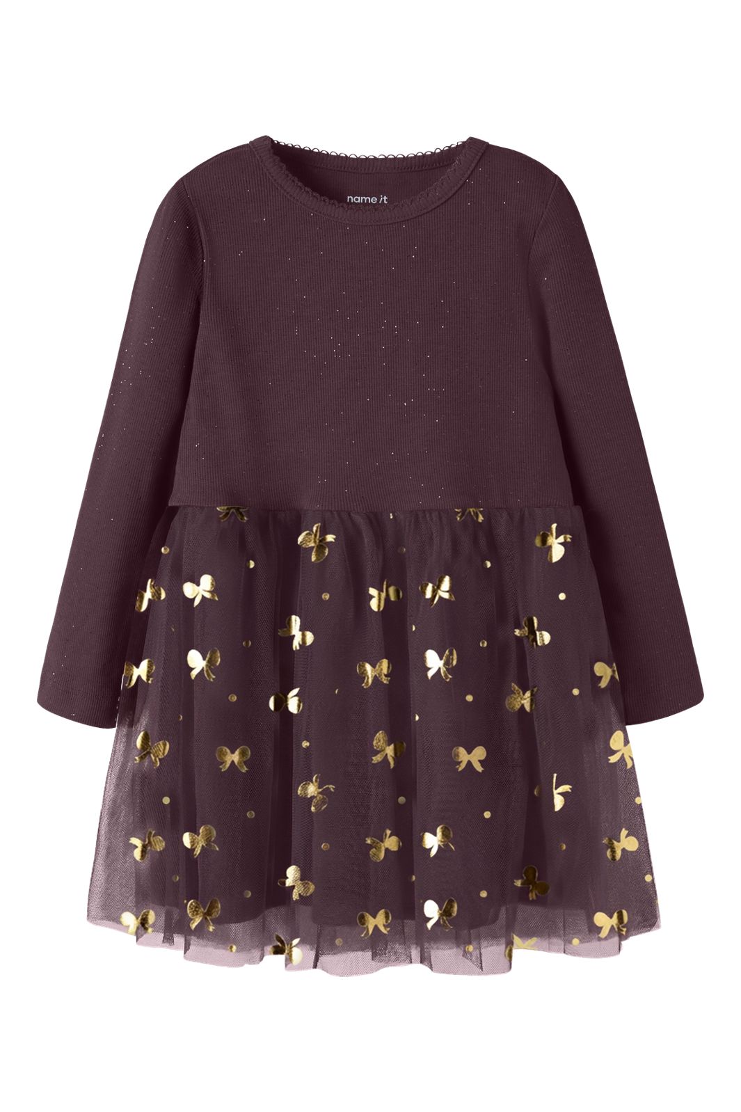 Name It - Nmfrosally Ls Dress - 5196839 Catawba Grape
