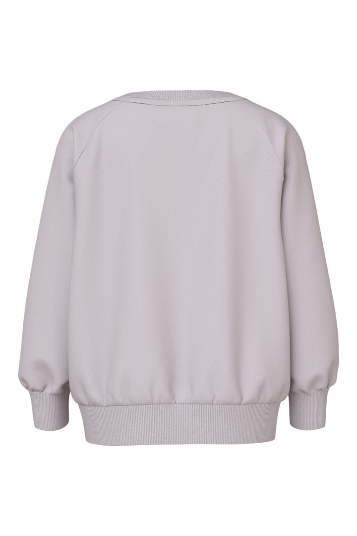 Name It - Nmfvenus Ls Nreg Sweat - 4971008 Lilac Marble Teddy Bear