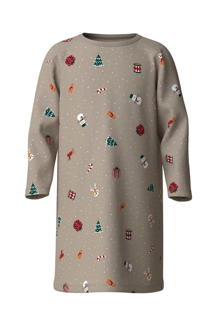 Name It - Nmfvismas Ls Nightgown - 5160654 Pure Cashmere Christmas