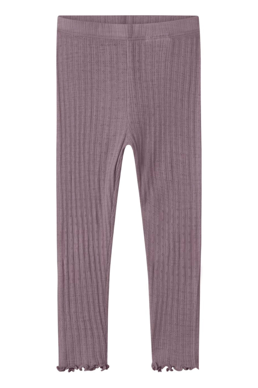 Name It - Nmfwossa Wo/Si Rib Legging - 4969335 Toadstool