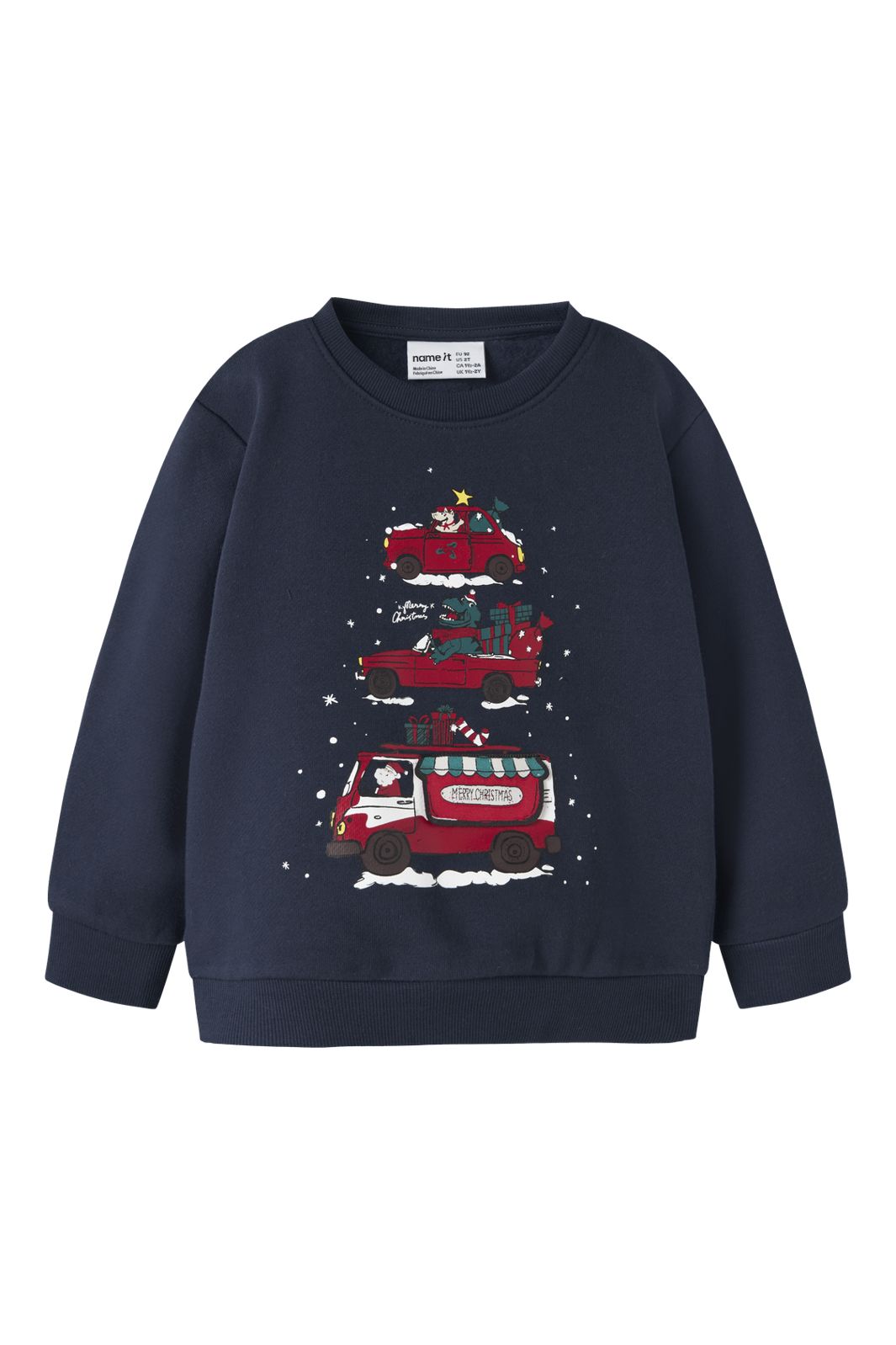 Name It - Nmmrane Ls Nreg Sweat - 5071764 Navy Blazer