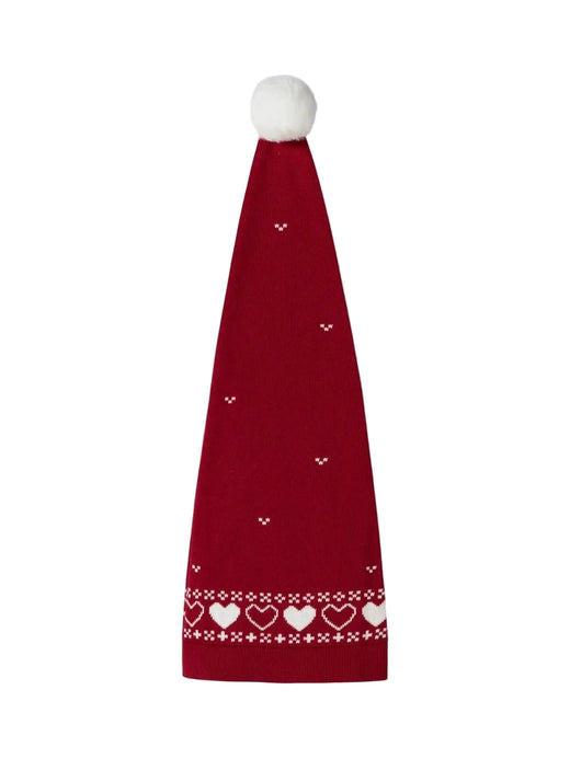 Name It - Nmnrismas Knit Hat - 4913638 Jester Red Hearts Huer 