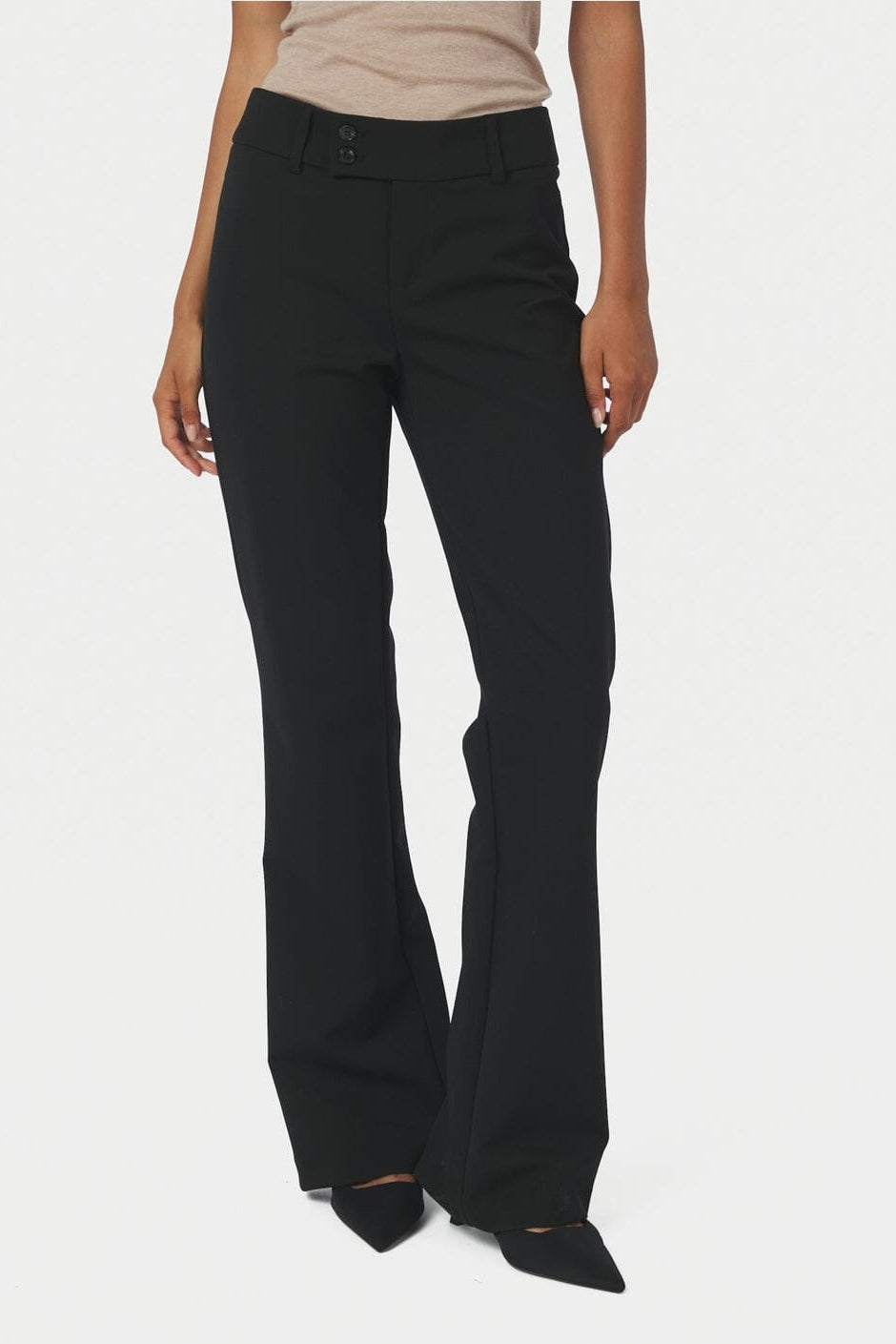 Neo Noir - Adelei Stretchy Pants 170137 - 100 - Black