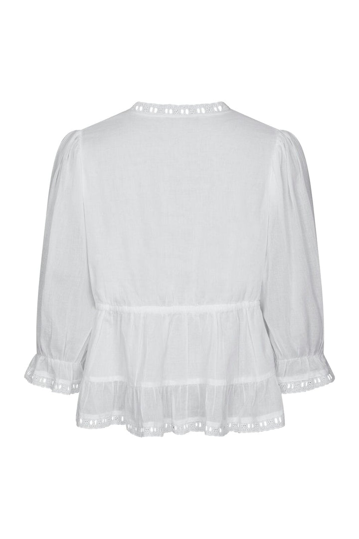 Neo Noir - Adelia S Voile Blouse 169040 - 120 - White
