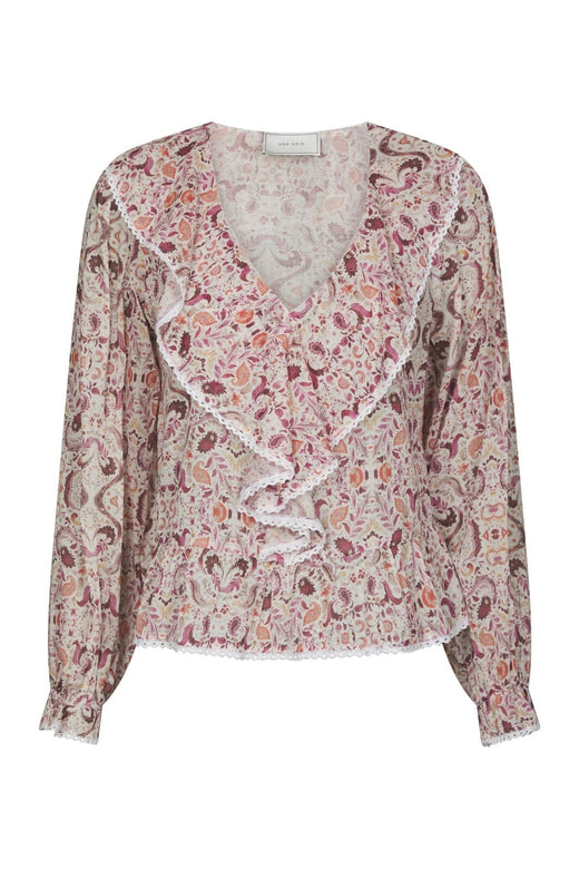 Neo Noir - Ajda Paisley Dance Blouse 167762 - 165 - Rose