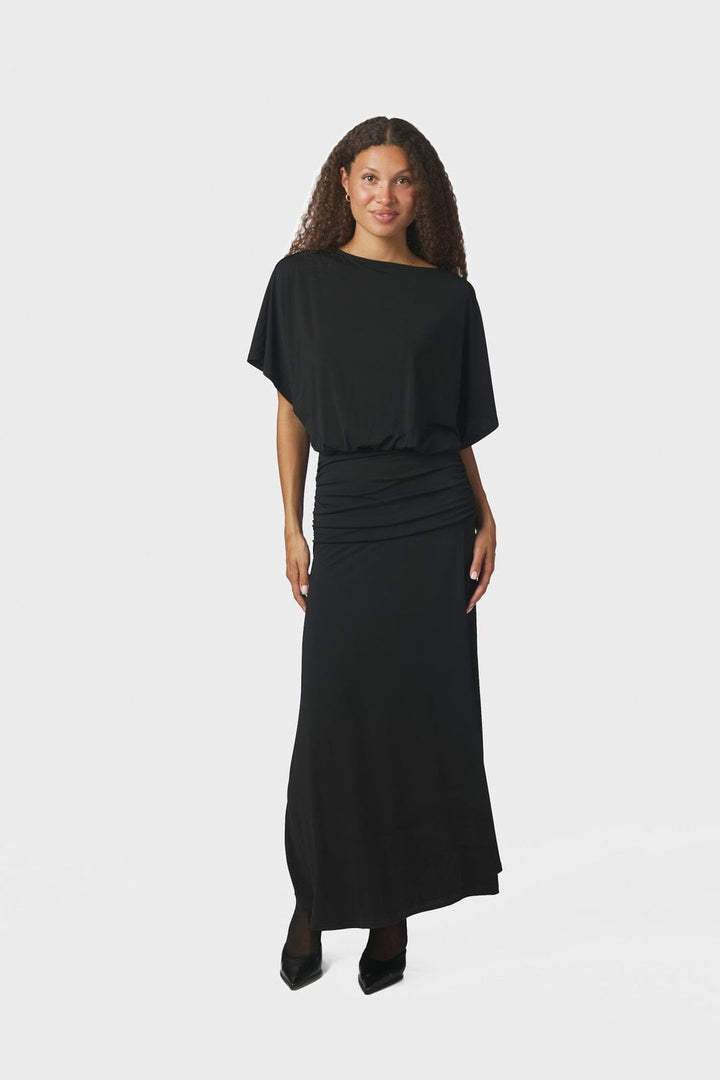 Neo Noir - Aloria Drapy Dress 170719 - 100 - Black
