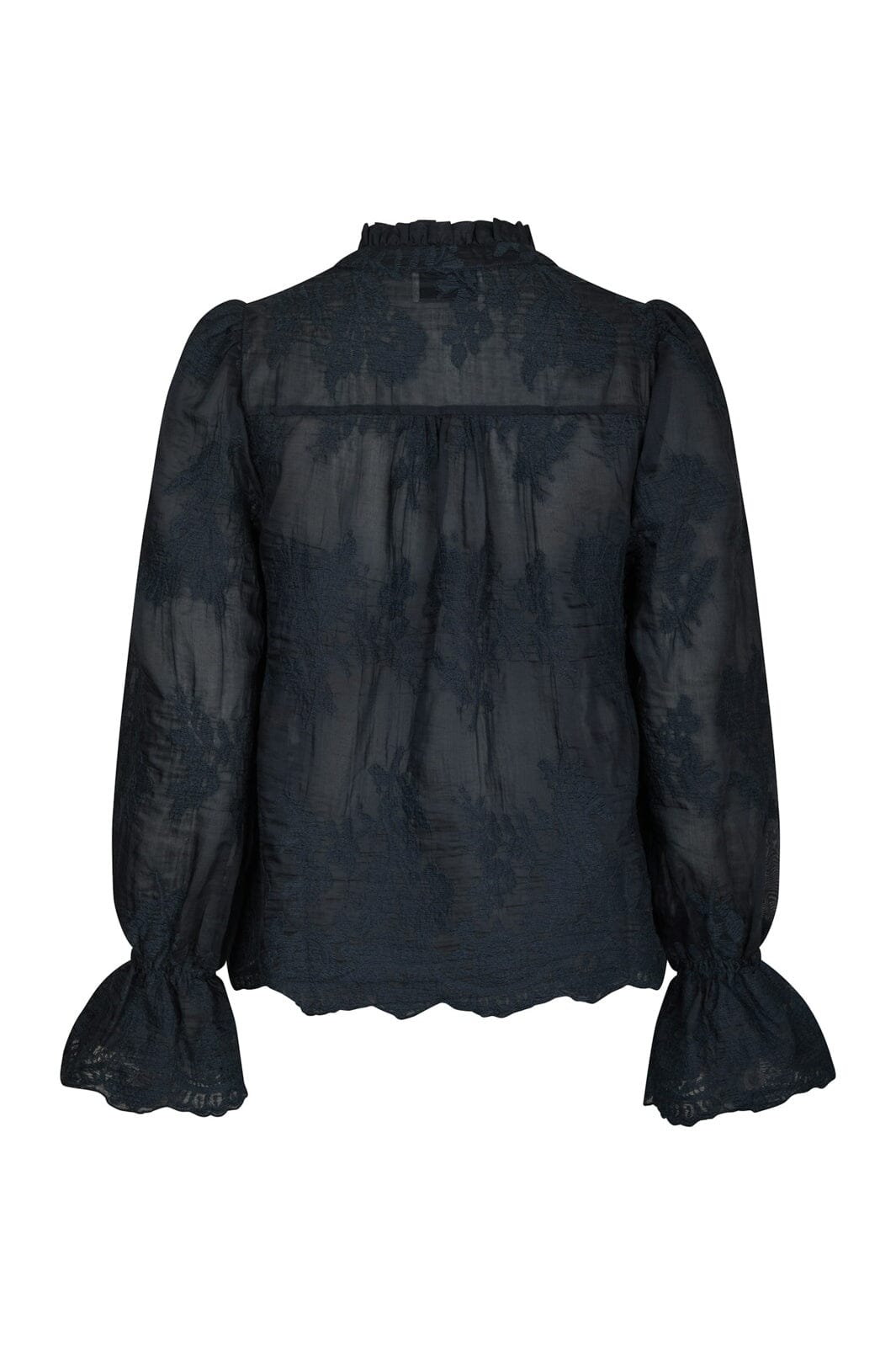 Neo Noir - Amara Big Embroidery Blouse 163032 - 141 - Navy