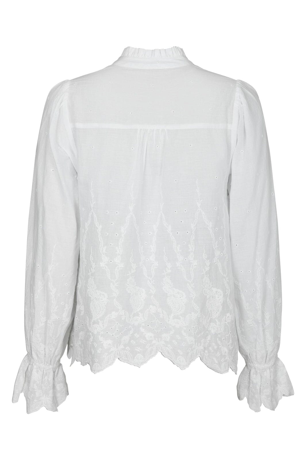 Neo Noir - Amara Delicate Emb Blouse 166708 - 120 - White