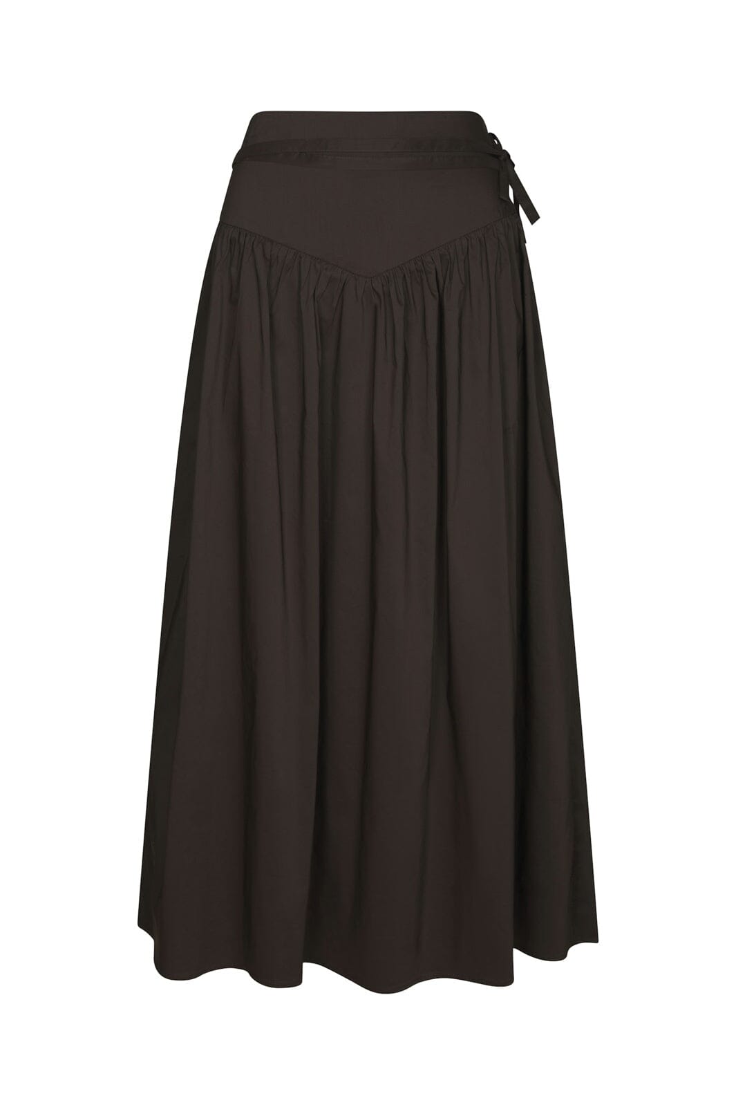 Neo Noir - Anais Poplin Skirt 168516 - 584 - Chocolate Brown