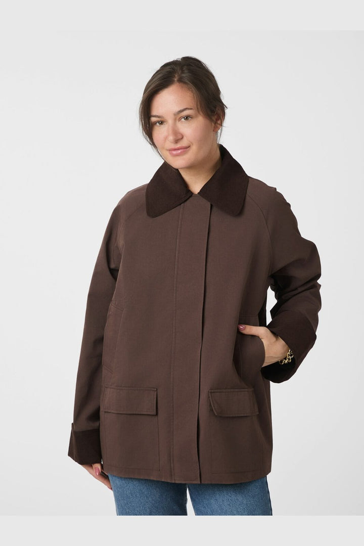 Neo Noir - Anastacia Cord Jacket 162515 - 210 - Brown