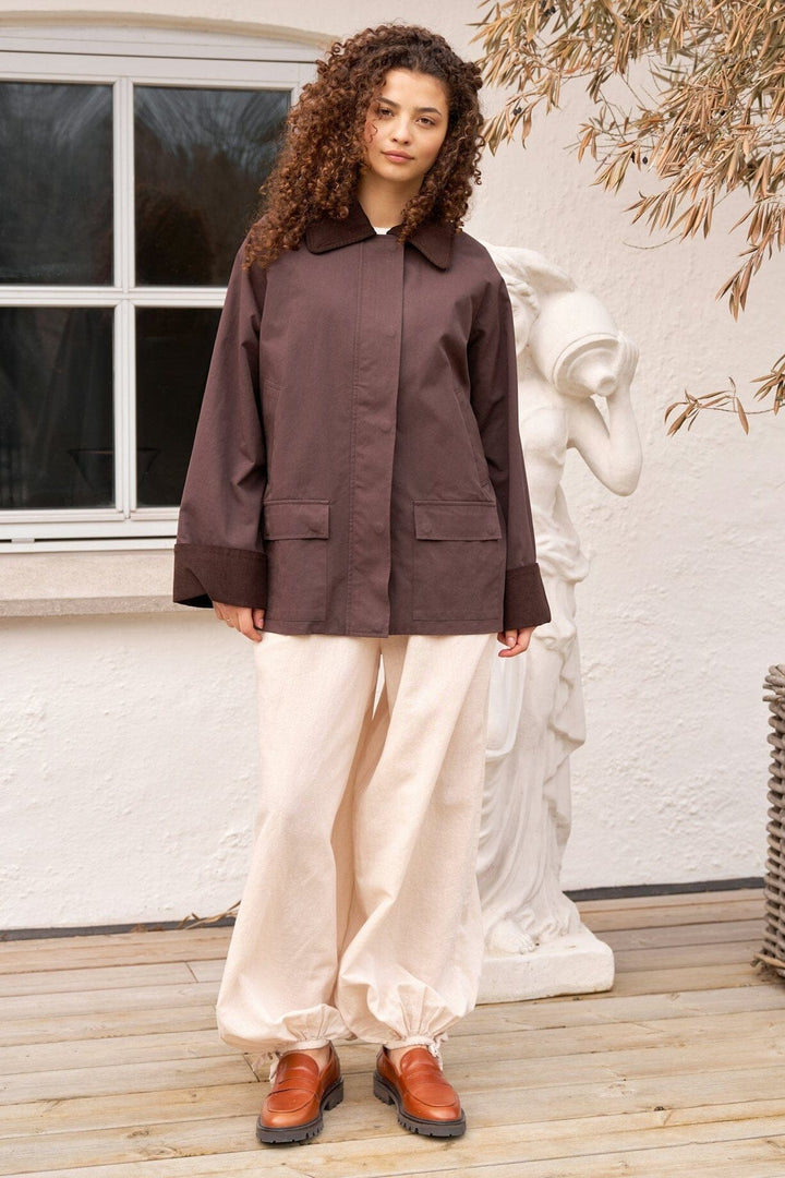 Neo Noir - Anastacia Cord Jacket 162515 - 210 - Brown Jakker 