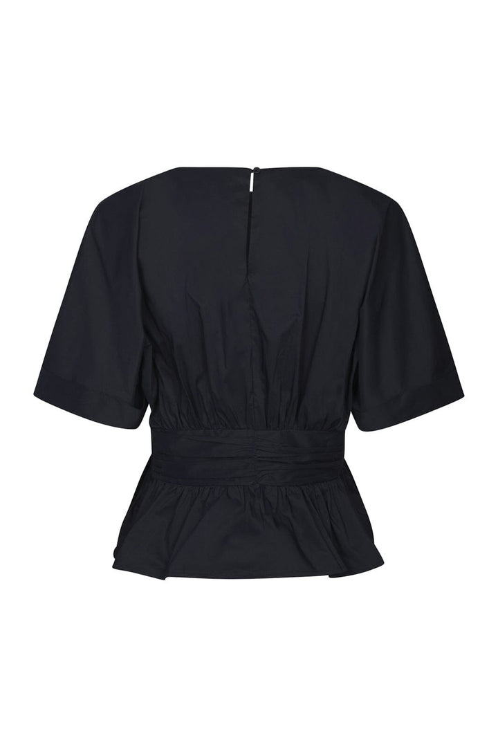 Neo Noir - Annegret Poplin Blouse 162365 - 141 - Navy