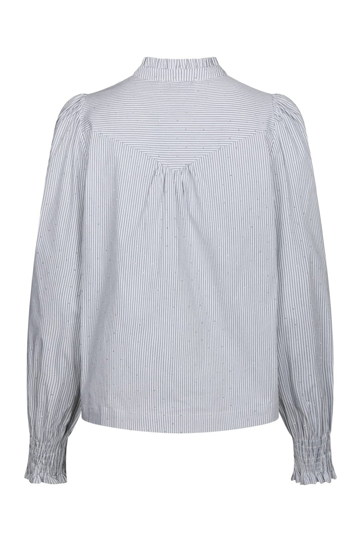 Neo Noir - Astrida Stripe Stone Blouse 167292 - 120 - White