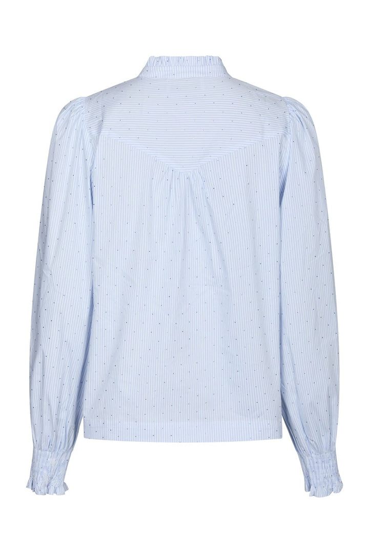 Neo Noir - Astrida Stripe Stone Blouse 167292 - 145 - Light Blue