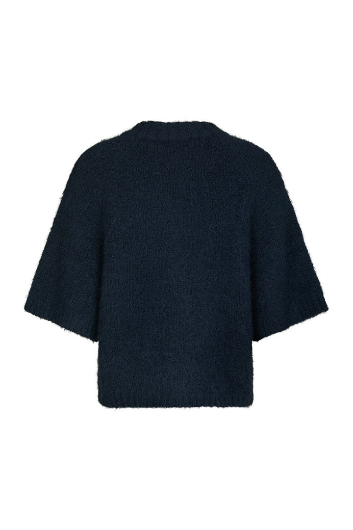 Neo Noir - Benuta Fluffy Knit Cardigan 165816 - 141 - Navy